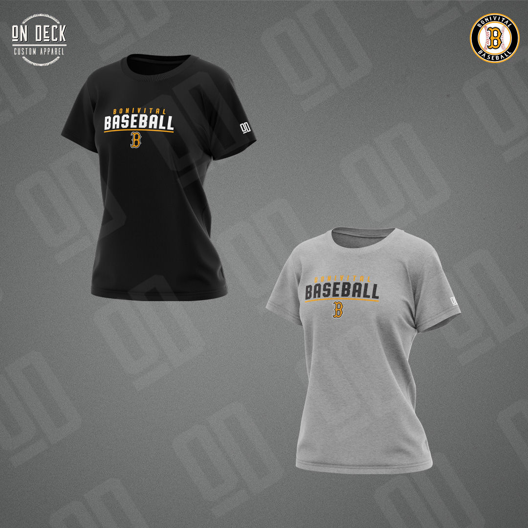 WOMENS Koi Ringspun Tee Shirt - Bonivital Baseball