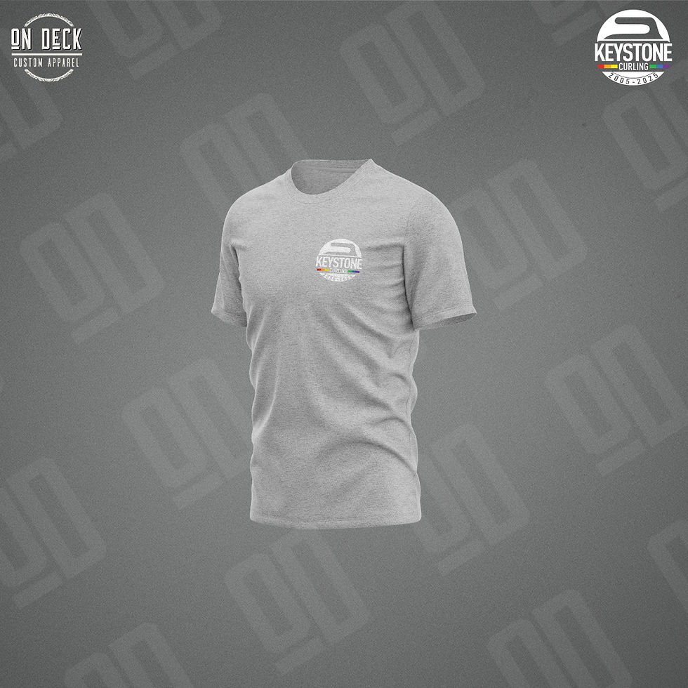 Thumbnail: Koi Element Ring Spun Cotton Tee (Printed Logo) - Keystone Curling
