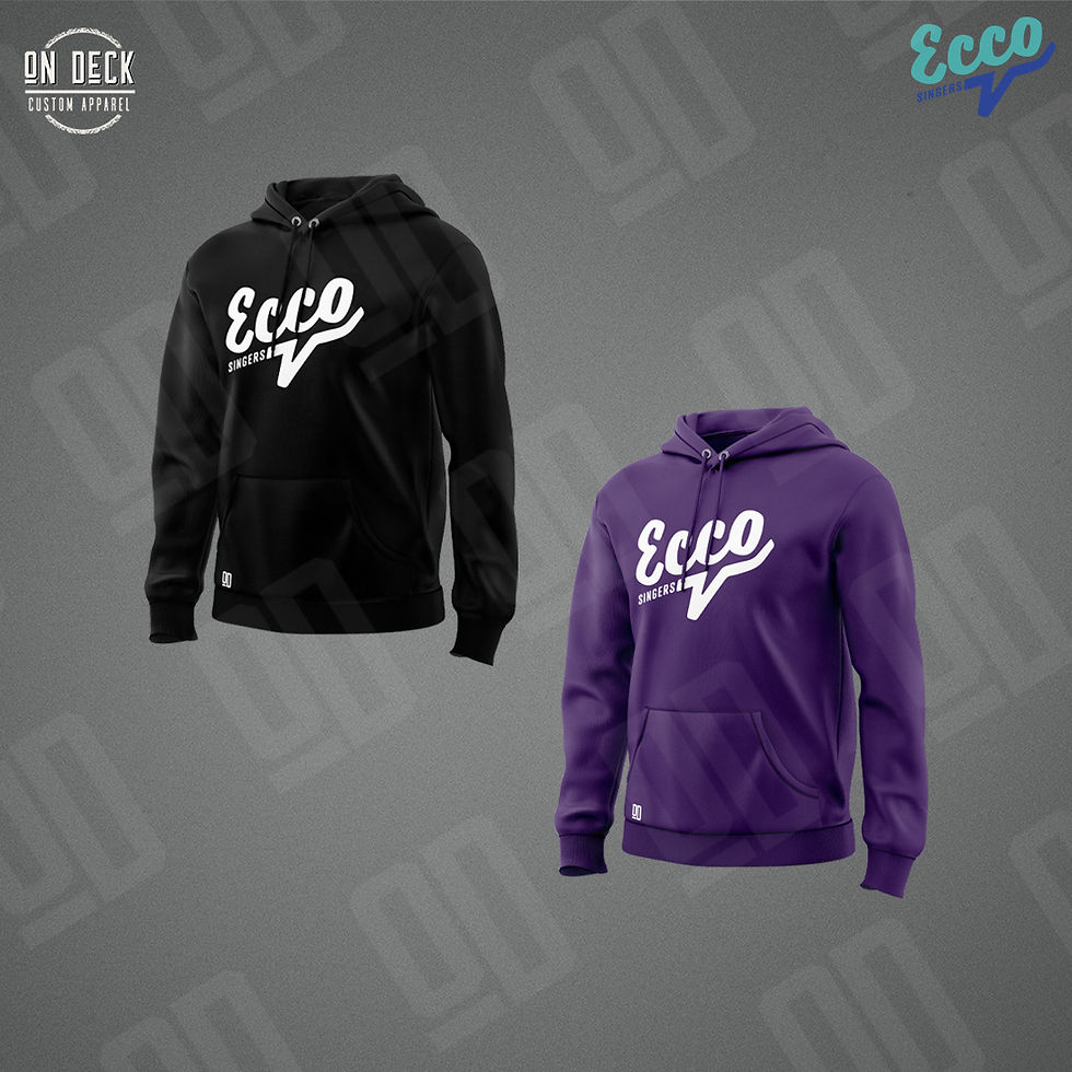 Thumbnail: JLH Unisex Hoodie (Printed Logo) - Ecco Singers