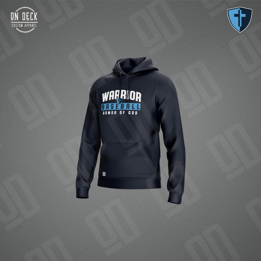 ATC Performance Game Day Hoodie (Printed Logo) -Warriors Baseball