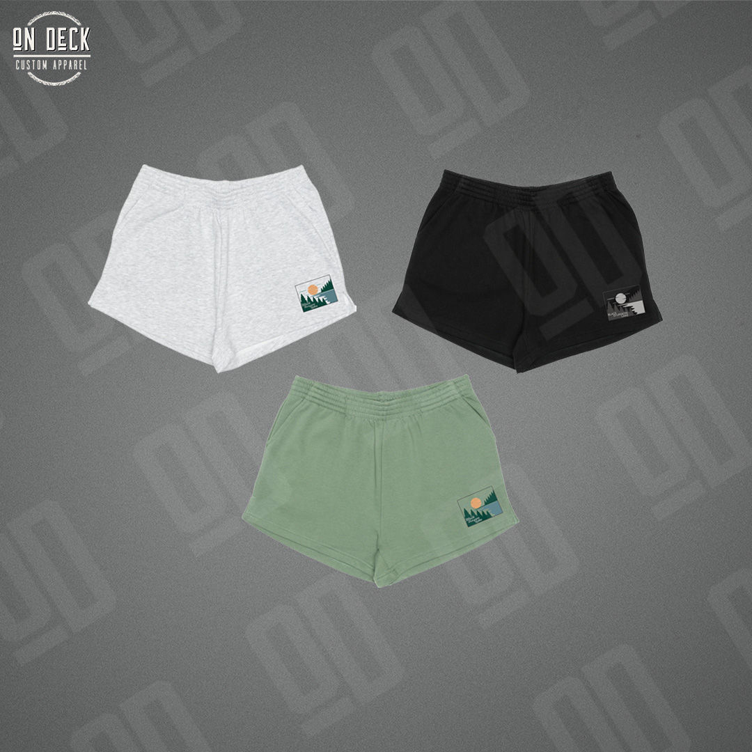 JLH 3" Sweatshorts -Black Sturgeon Lake