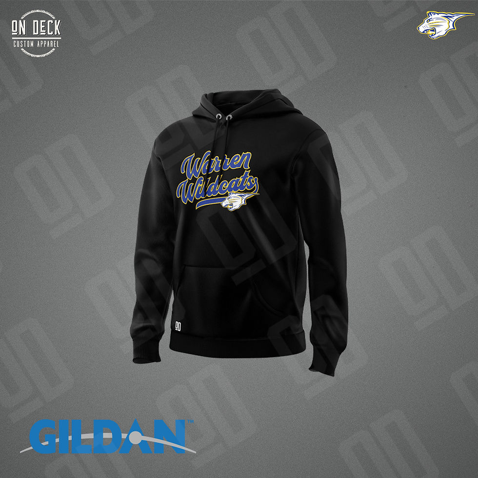 Thumbnail: Gildan 50/50 Hoodie (Printed Logo) - Warren Collegiate