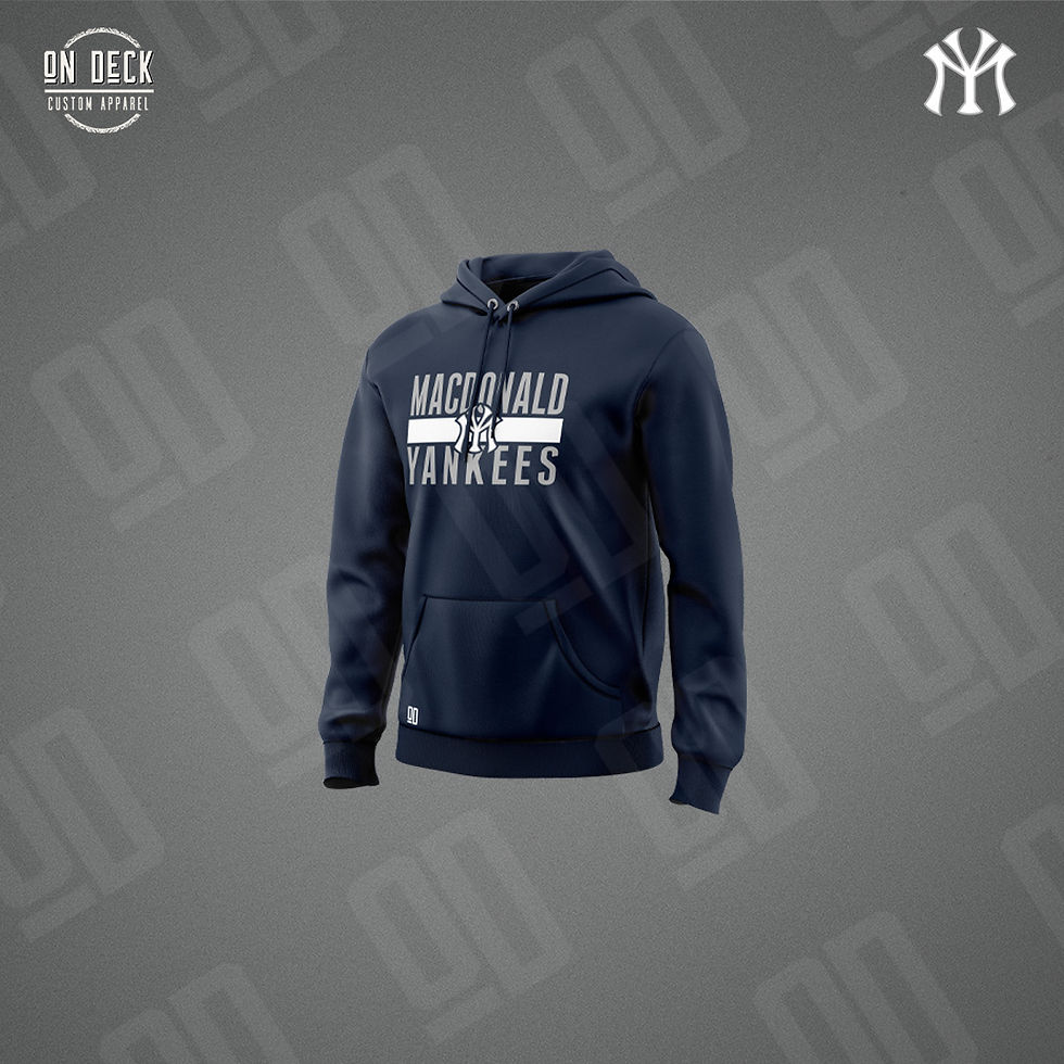 Thumbnail: YOUTH Russell Dri-Power Hoodie (Printed Logo) - Macdonald Yankees