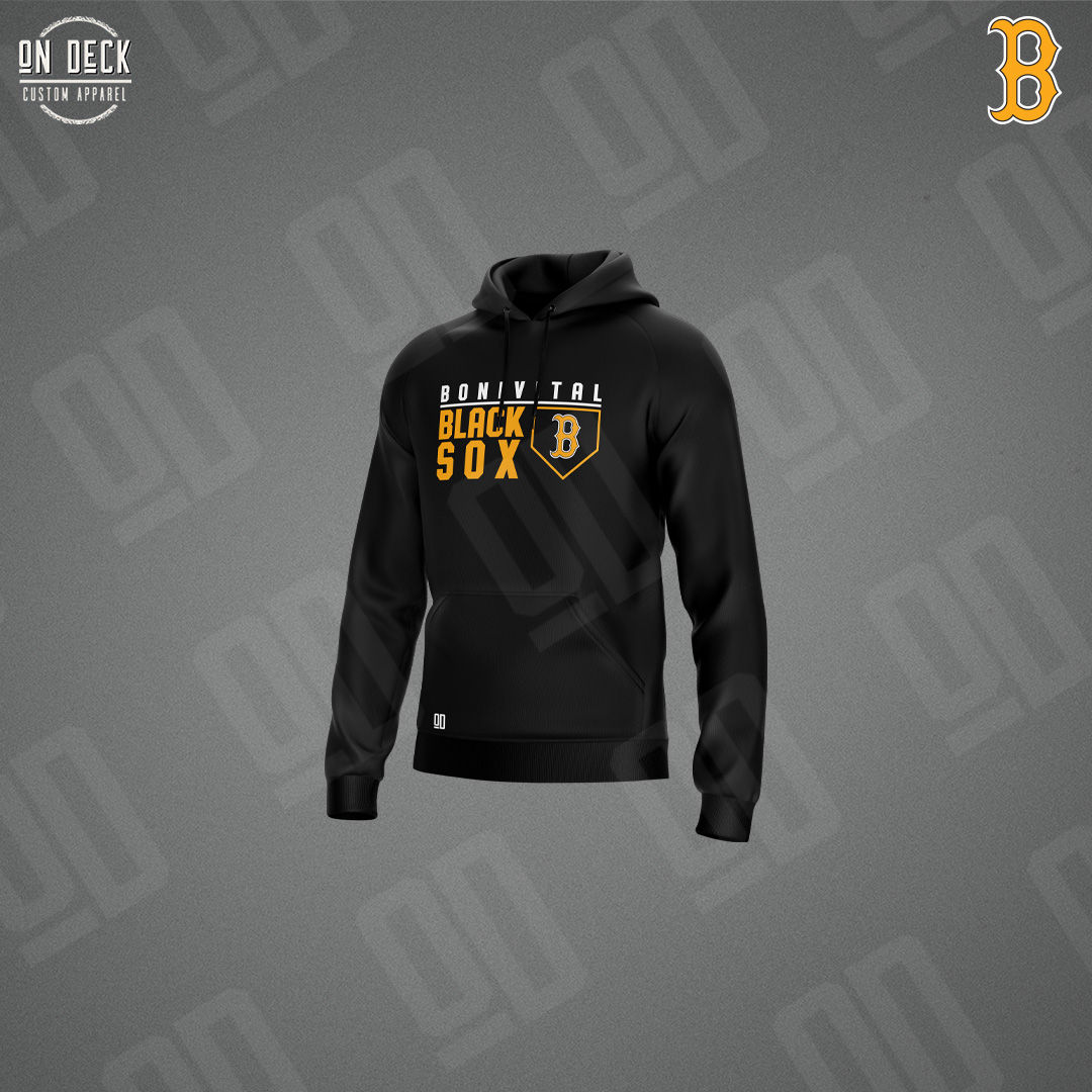 YOUTH ATC Performance Game Day Hoodie (Printed Logo) - Black Sox