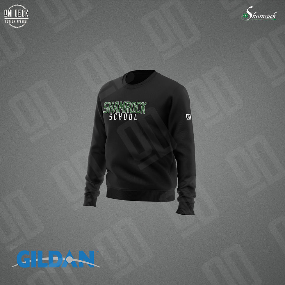 Thumbnail: Gildan Heavy Blend Crew "School" (Printed Logo) - Shamrock School