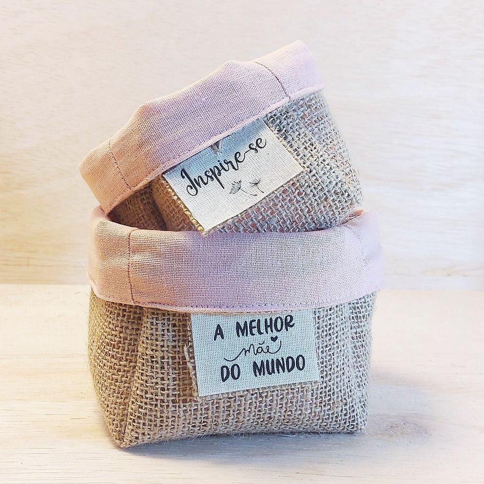 Cachepô Dia das Mães Rosé - Lembrancinha Personalizada de Dia das Mães