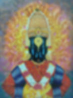 Vitthal original acrylic painting by Manali Newaskar