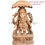 Thumbnail: Hand Carved Ganesha with Umbrella Wooden Idol Sculpture Home Decorative Figurine