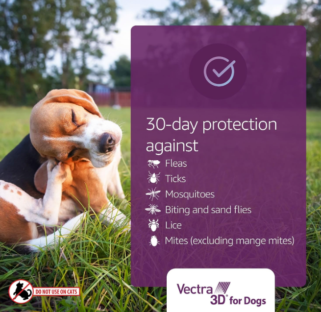 Vectra 3D Flea and Tick Prevention for Dogs