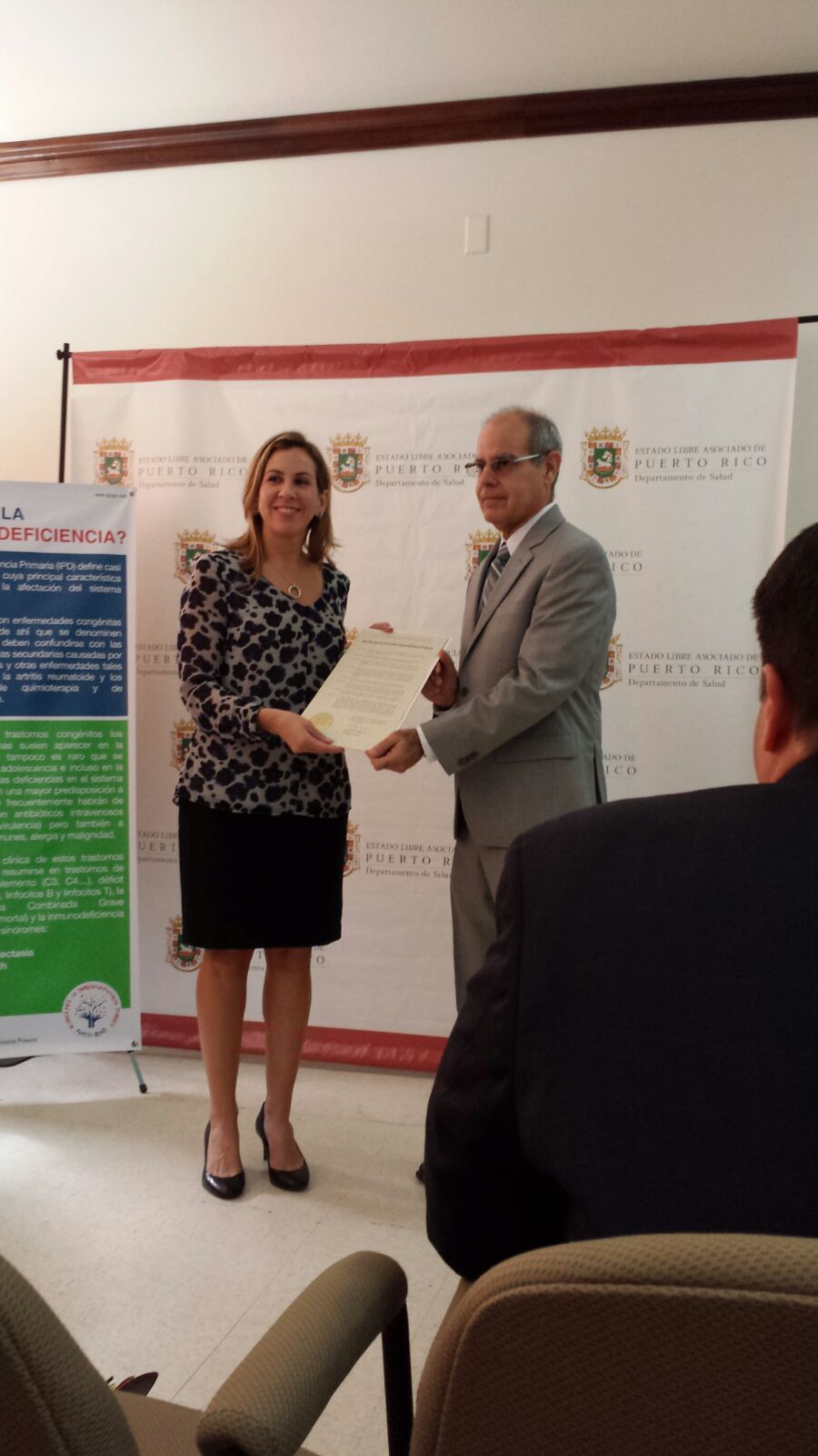 Entrega de la proclama