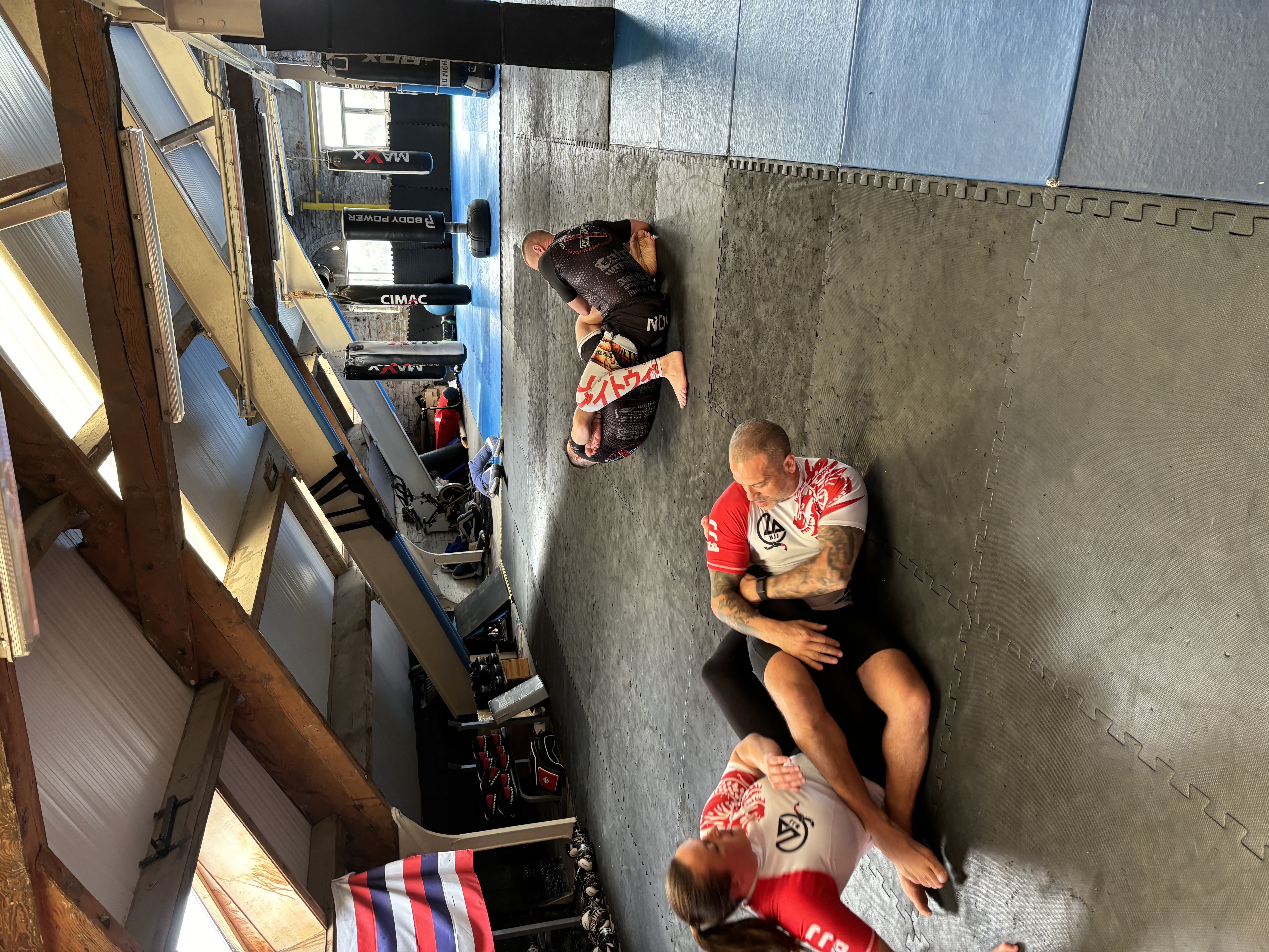 Rigan Machado UK halifax LA Hybrid Catch wrestling gym photo