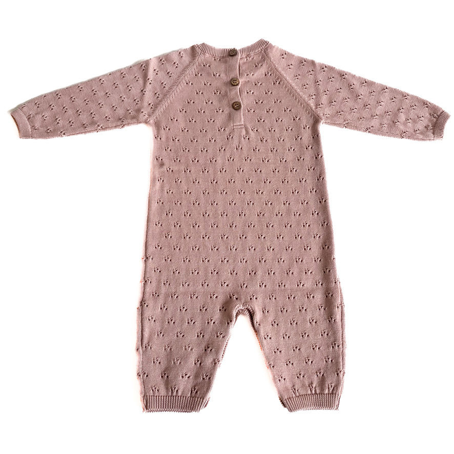 Miniatura: Retro tutina intera traforata filo di cotone bio