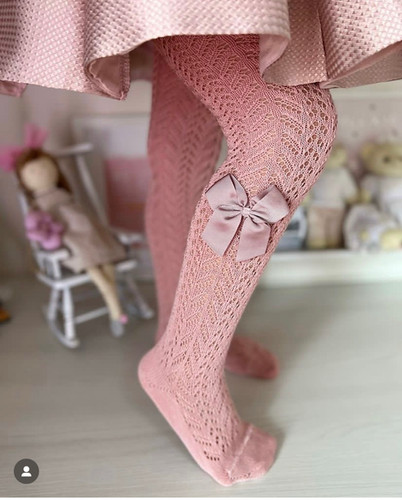 Calzamaglia Calze Condor traforata con fiocco My Sweetie Pie