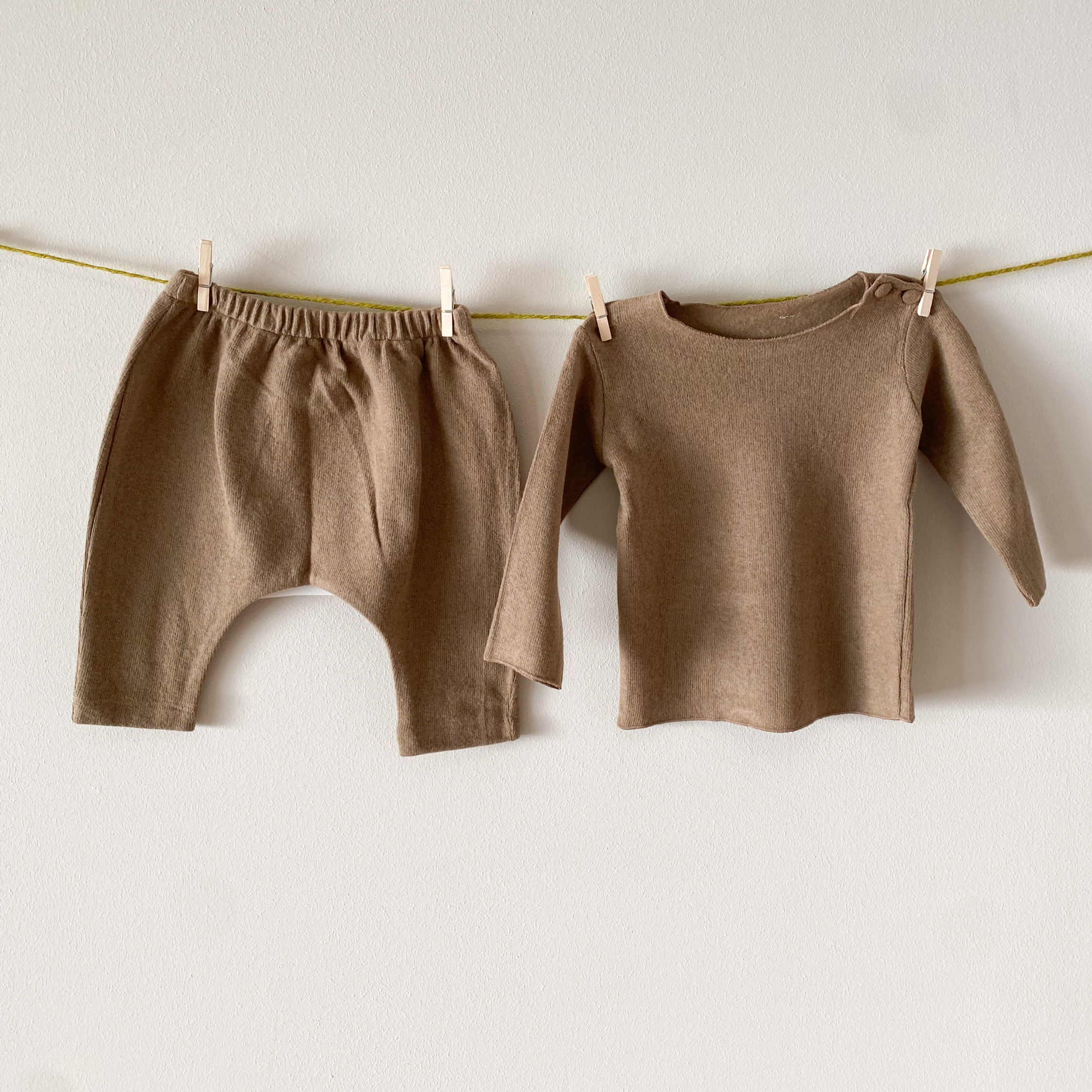 Completo OLMO 6 e 9MESI Felpa e pantalone - caldo cotone - Not Only Monday