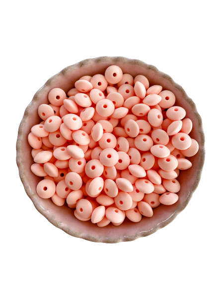 Miniatura: Divisori in silicone certificato, diametro 12mm, colore rosa quarzo.