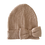 Miniatura: Cappello bambina con fiocco,  beige in Pura Lana Merinos