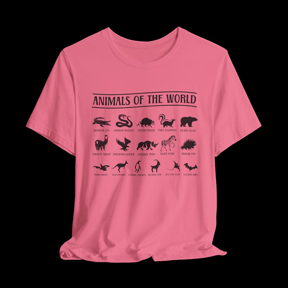 Thumbnail: Animals Of The World | Funny Graphic T-Shirt