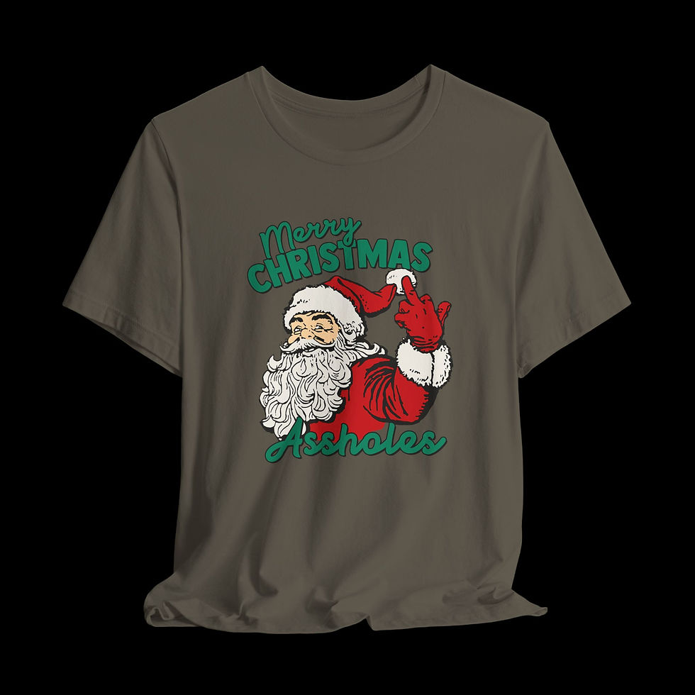Thumbnail: Merry Christmas Assholes | Funny Christmas T-Shirt