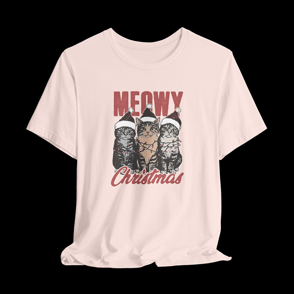 Thumbnail: Meowy Christmas | Funny Christmas T-Shirt