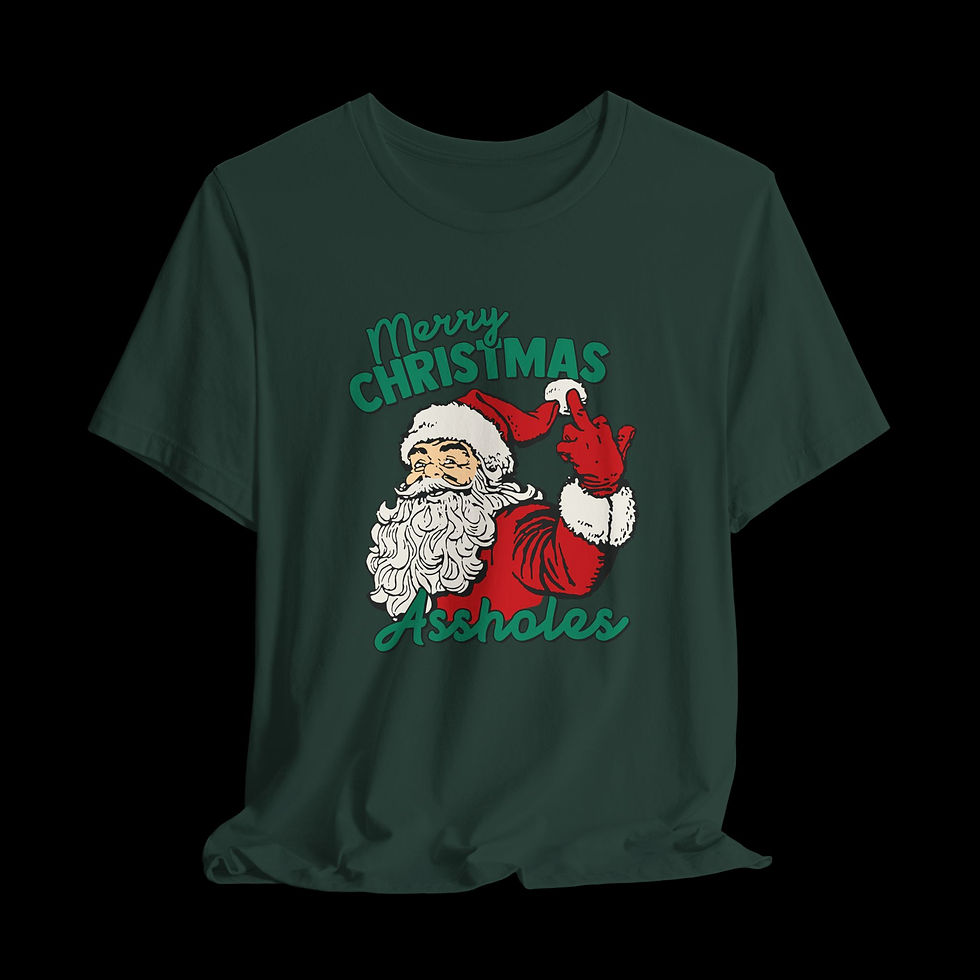 Thumbnail: Merry Christmas Assholes | Funny Christmas T-Shirt
