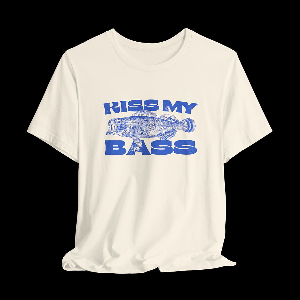 Thumbnail: Kiss My Bass | Funny Graphic T-Shirt