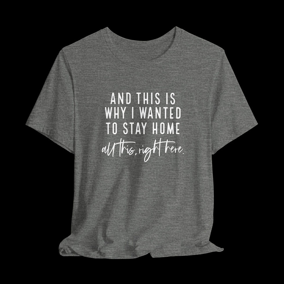 Thumbnail: This Is Why I Wanted To Stay Home | Funny Graphic T-Shirt