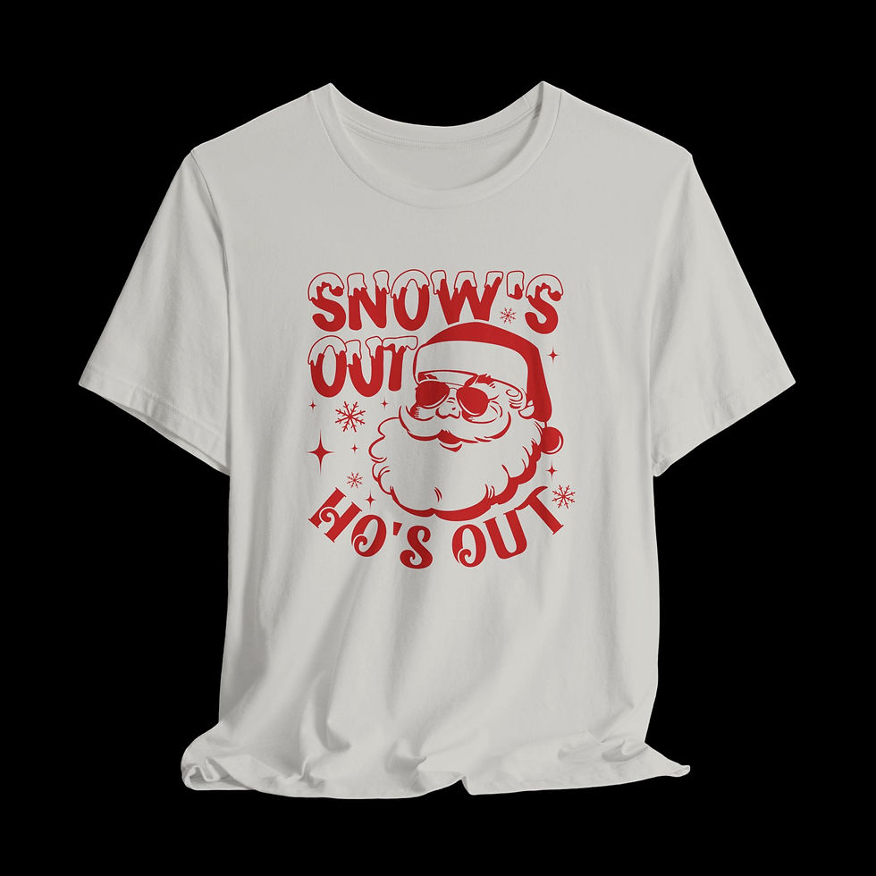 Thumbnail: Snow's Out Ho's Out | Funny Christmas T-Shirt