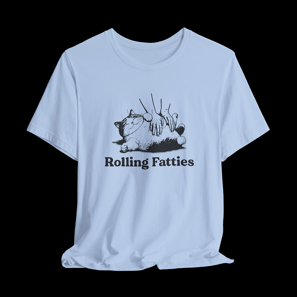 Thumbnail: Rolling Fatties | Funny Graphic T-Shirt