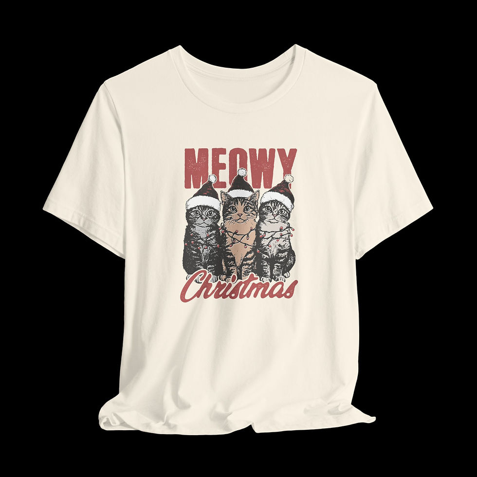 Thumbnail: Meowy Christmas | Funny Christmas T-Shirt