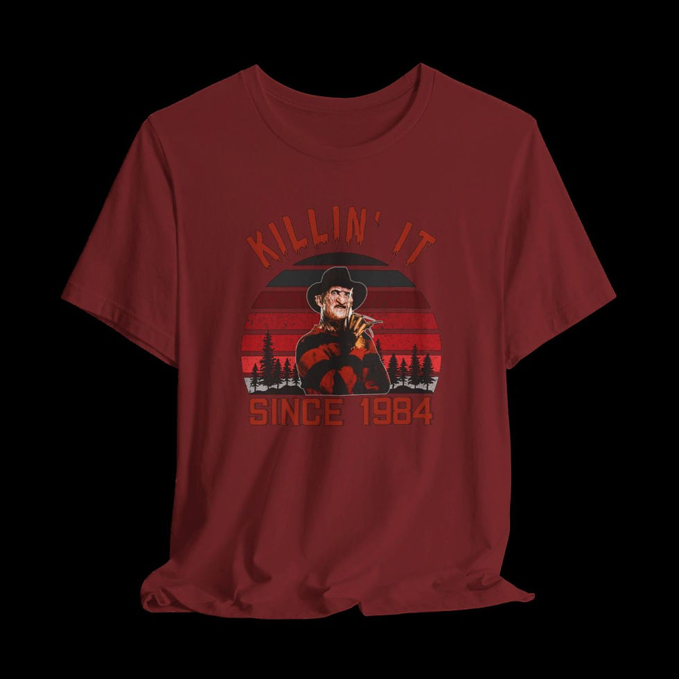Thumbnail: Killin It Since 1984 Freddy Krueger | Halloween Funny Graphic T-Shirt |