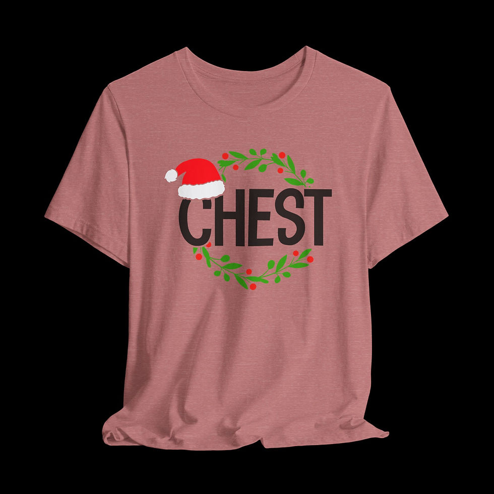 Thumbnail: "Chest" Christmas Couple Shirt | Funny Christmas T-Shirt