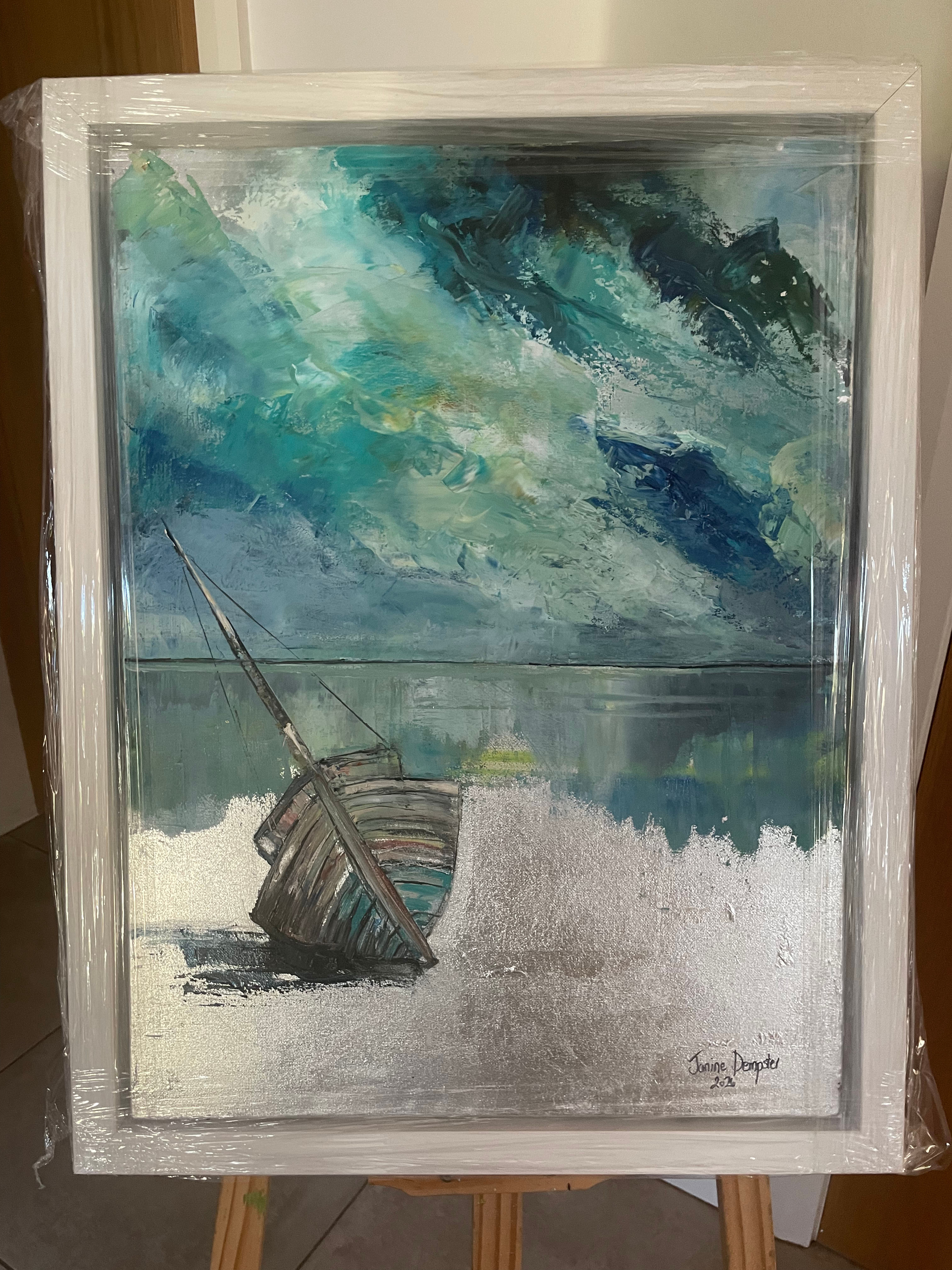 Stranded on a silver sea