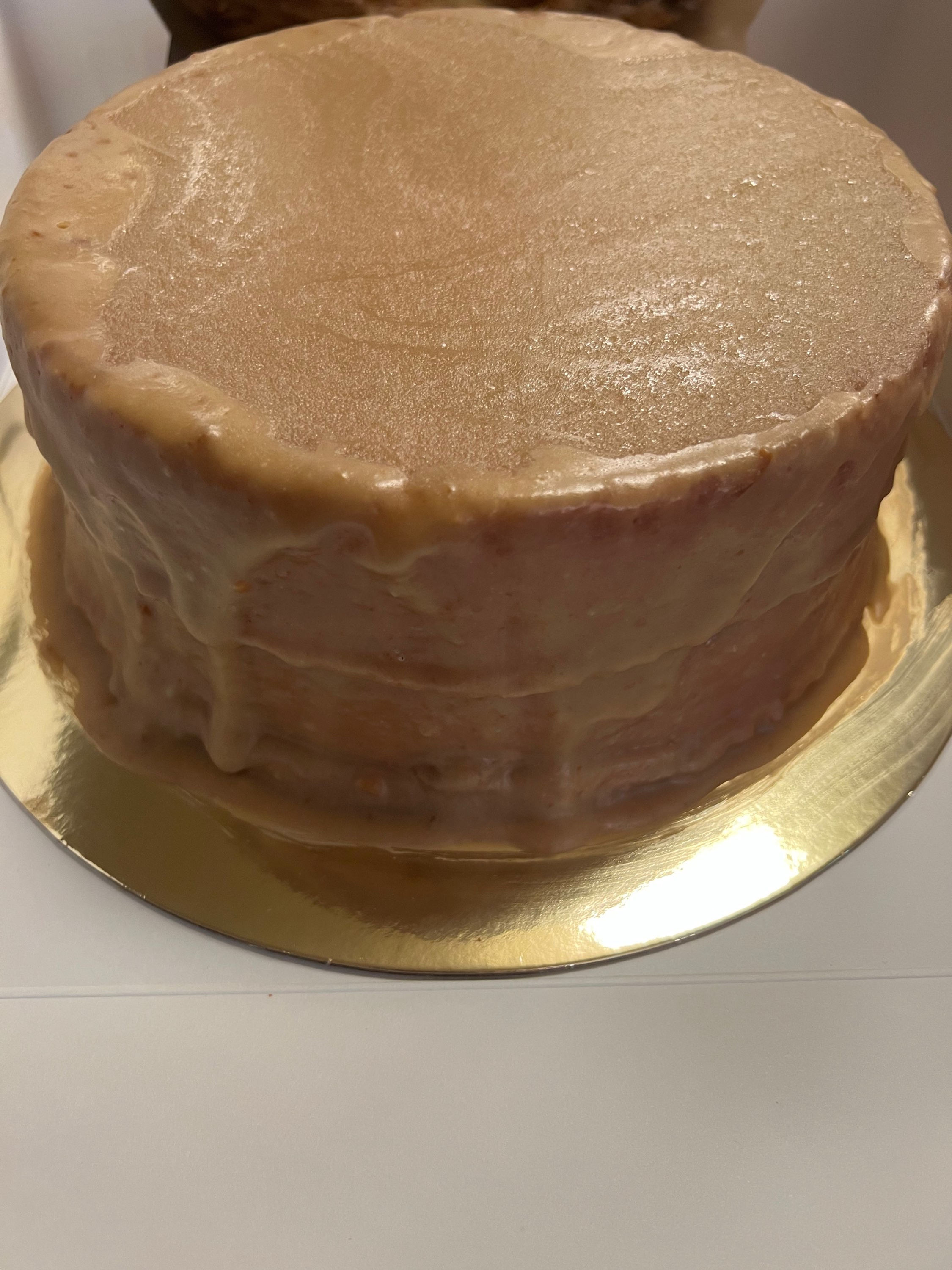 Layered Carmel Pound Cake