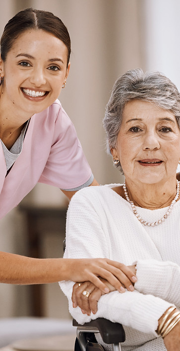 caregiver-smiling-with-senior-woman