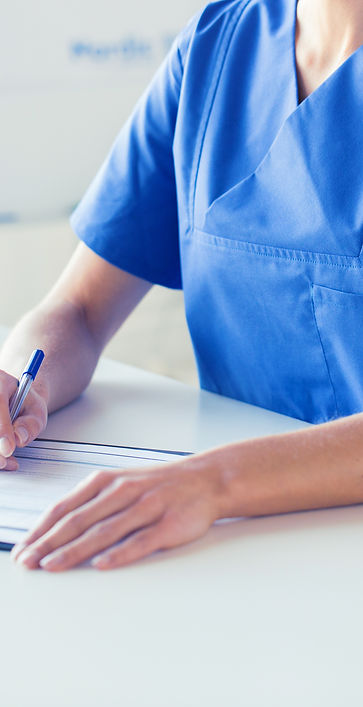 nurse on laptop