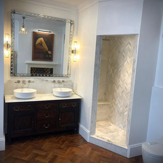 Bathroom with double sink