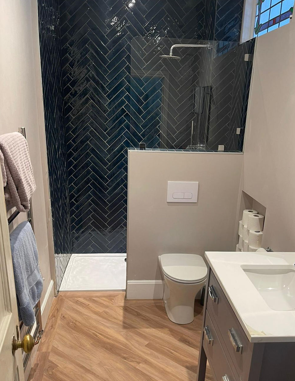 Tiling on shower