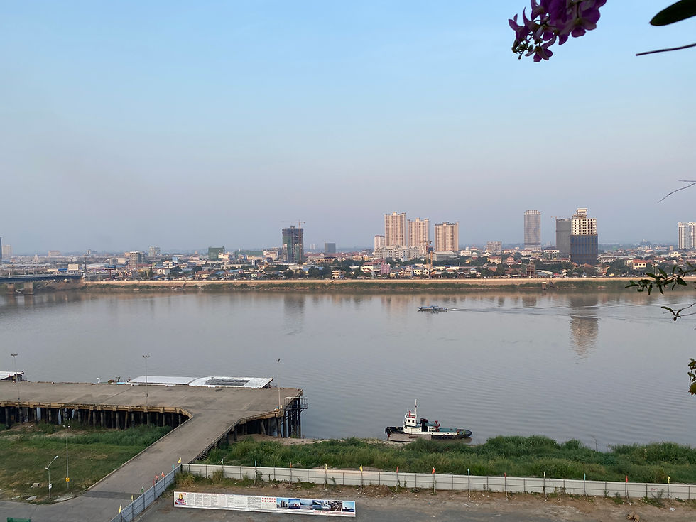 Tonle Sap River in Phnom Penh