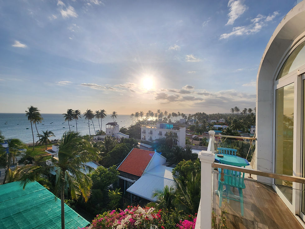 View from our Balcony