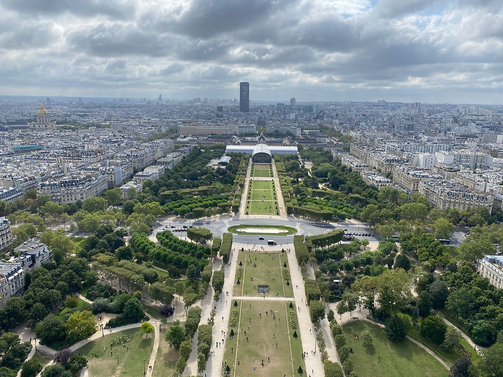 View from the Eiffel Tower