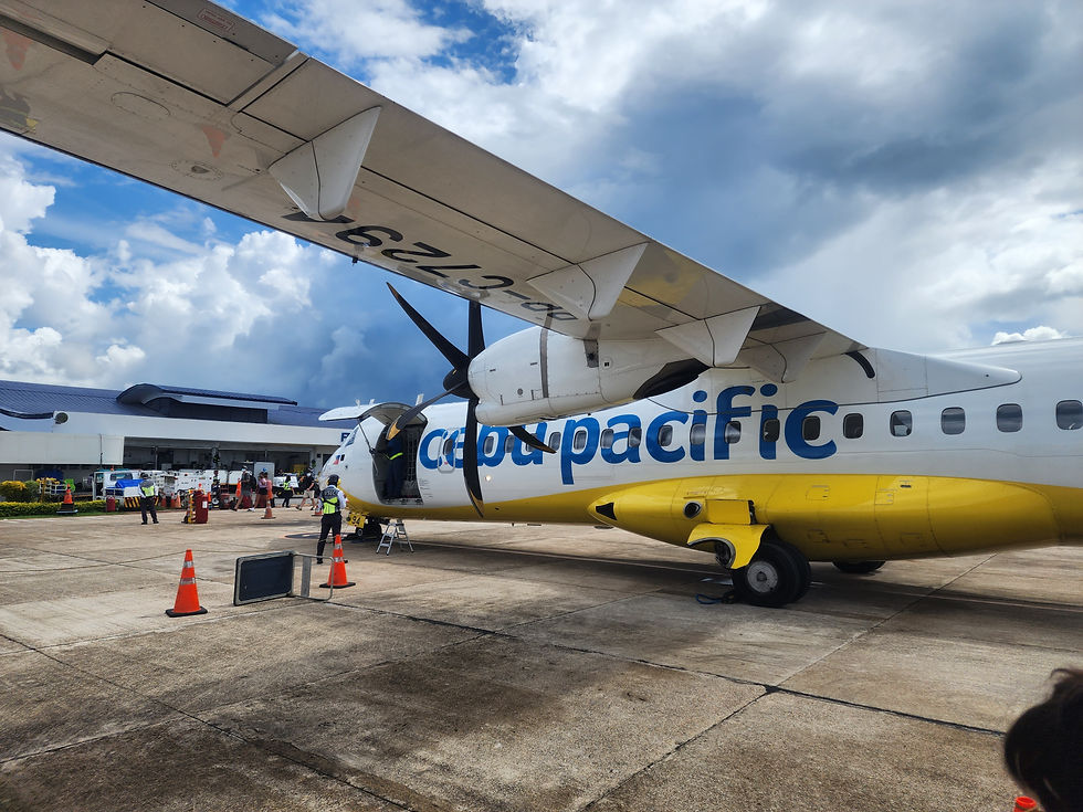 Island hopping on twin engine prop planes