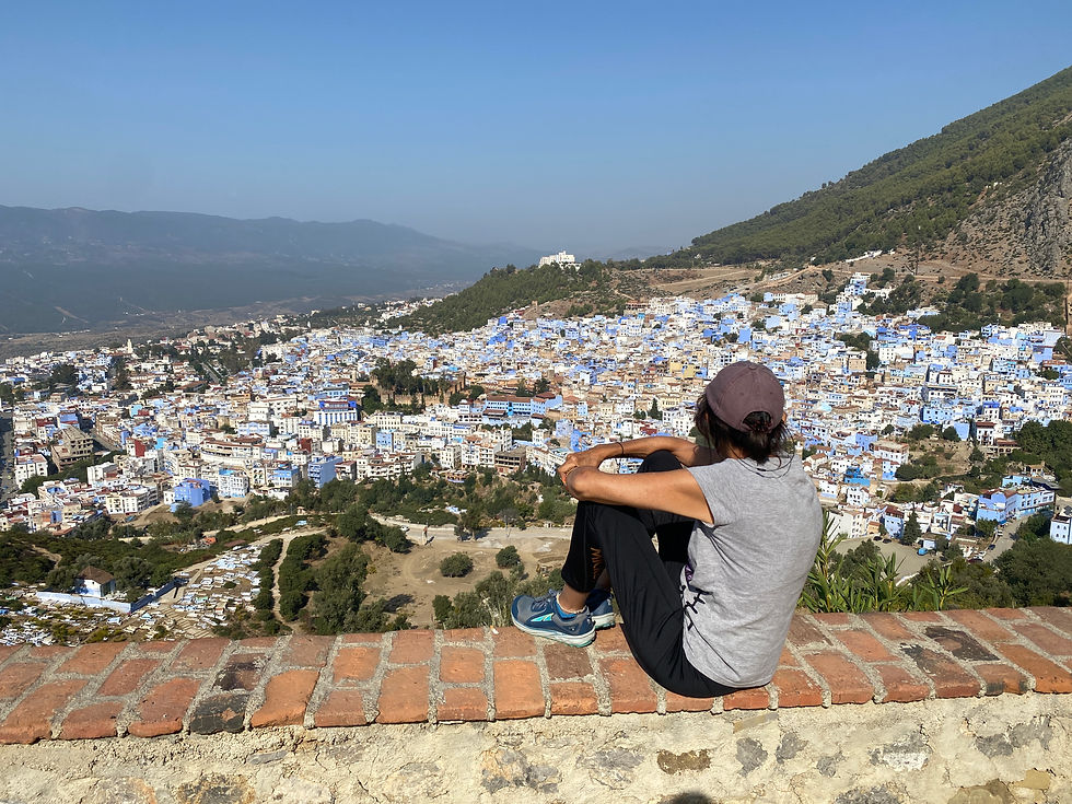 Looking over the Blue City