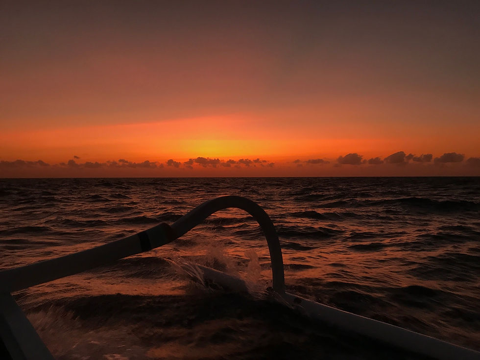 Sunrise Over the Bali Sea