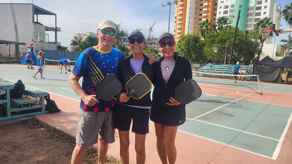 Thanks to Jorge for setting up pickleball at Vector