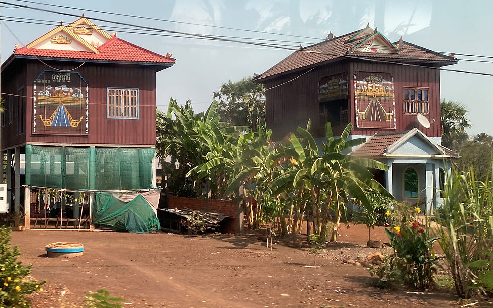 Typical Khmer Stilt Houses