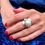 Thumbnail: Mabe Pearl Hammered Silver Ring