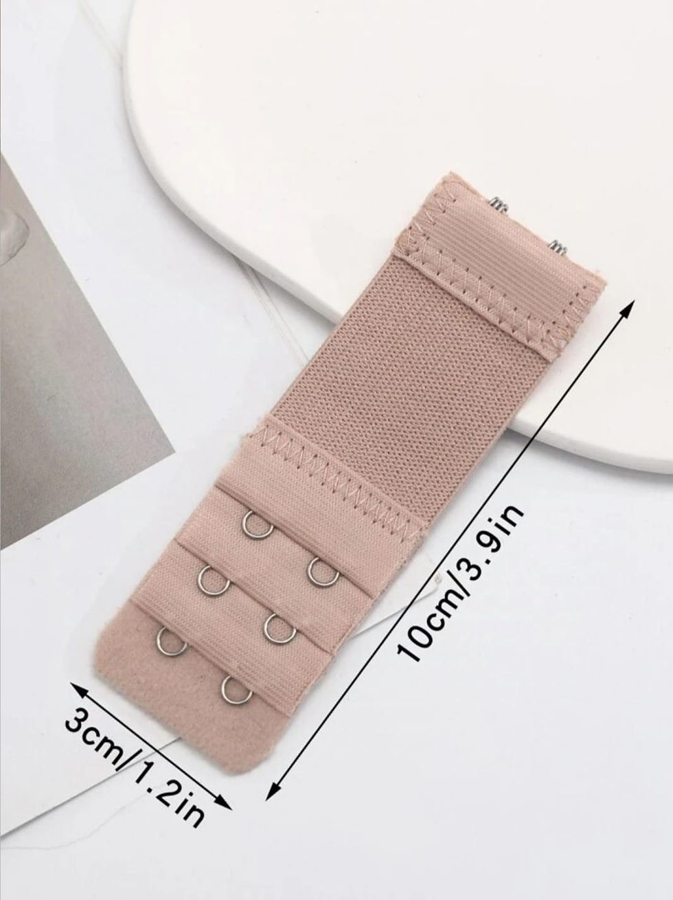 Miniatura: Extensor para brasier, sujetador 3cm ancho y 10 cm largo set 3 colores