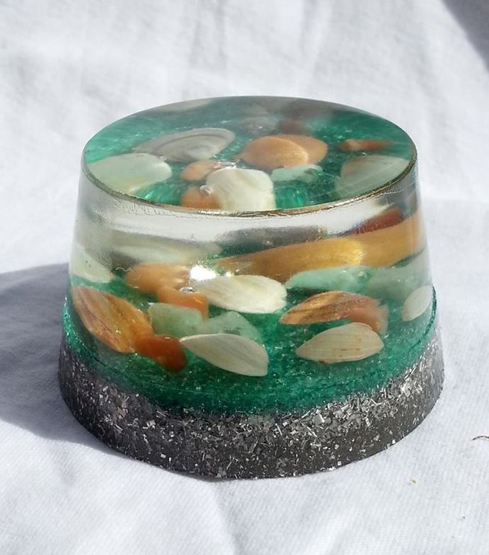 Miniatura: Orgonite Proteção e Cura das Conchas