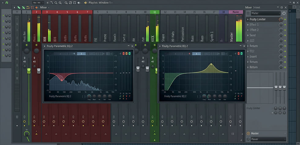 mix 808 with kick