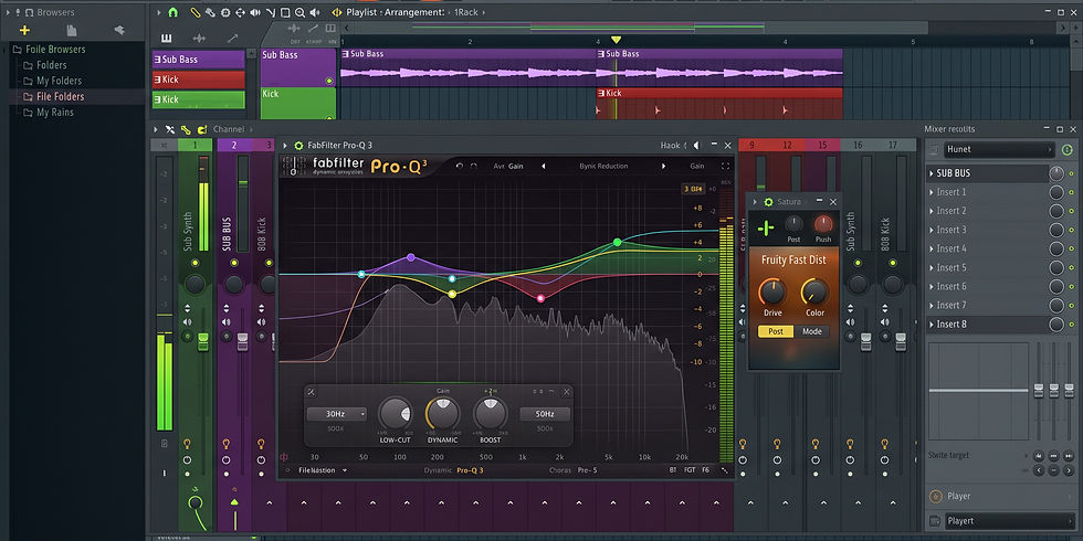 Arranging trap samples